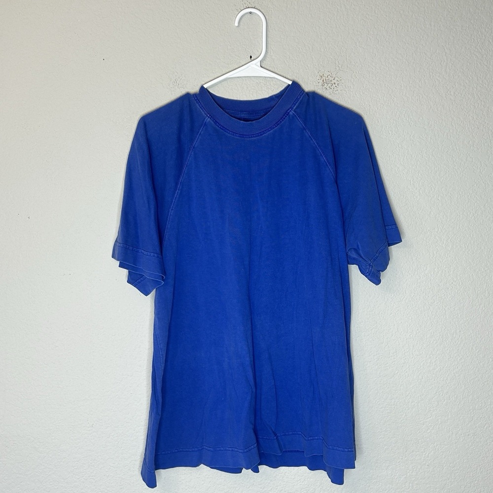 FP Movement Artemis Blue Crew Neck Tee T Shirt Size XS Boyfriend Oversized